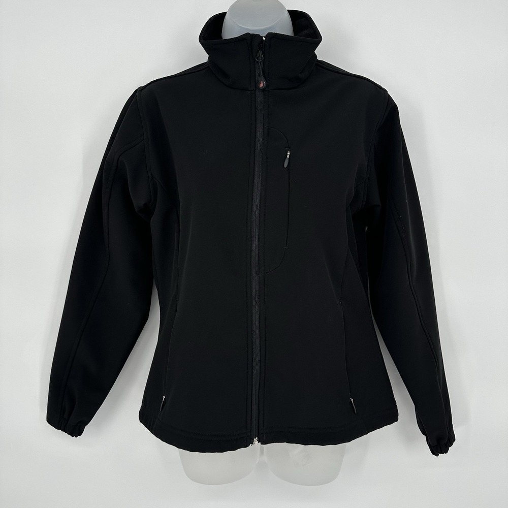 Woolrich Women's S Black Softshell Jacket Cold Weather Rain Warmth Tactical Coat